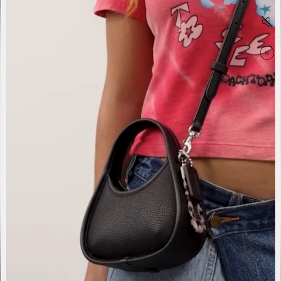 BNWT Mini COACH Black Bag 🖤🖤🖤 - Picture 7 of 16